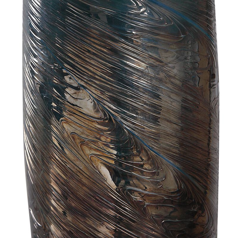 Uttermost Olesya Swirl Glass Table Lamp